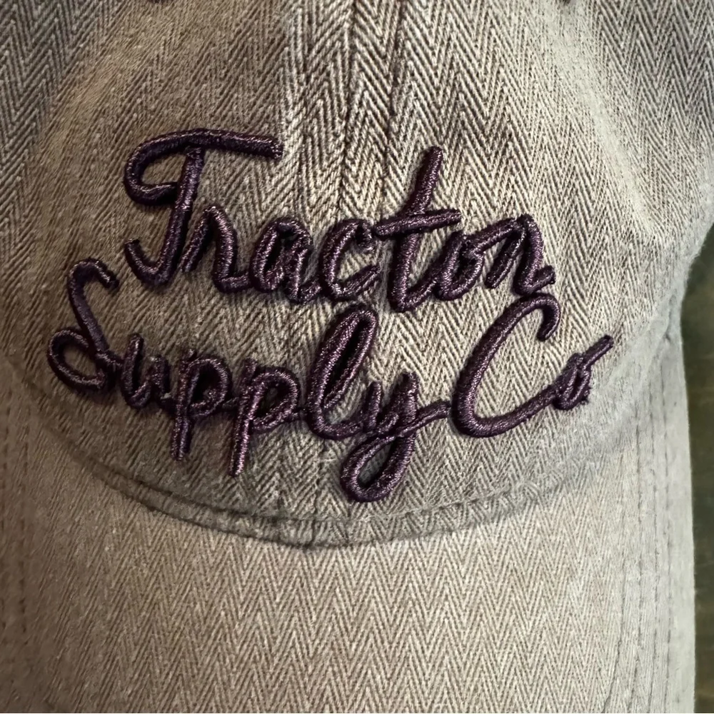 Tractor Supply Co Snapback Hat Brown One Size Adjustable Embroidered